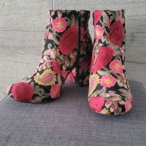 MIA Floral Booties